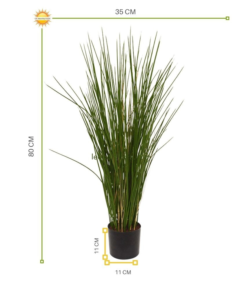 Kunstgrasplant 80 cm UV-bestendig in pot
