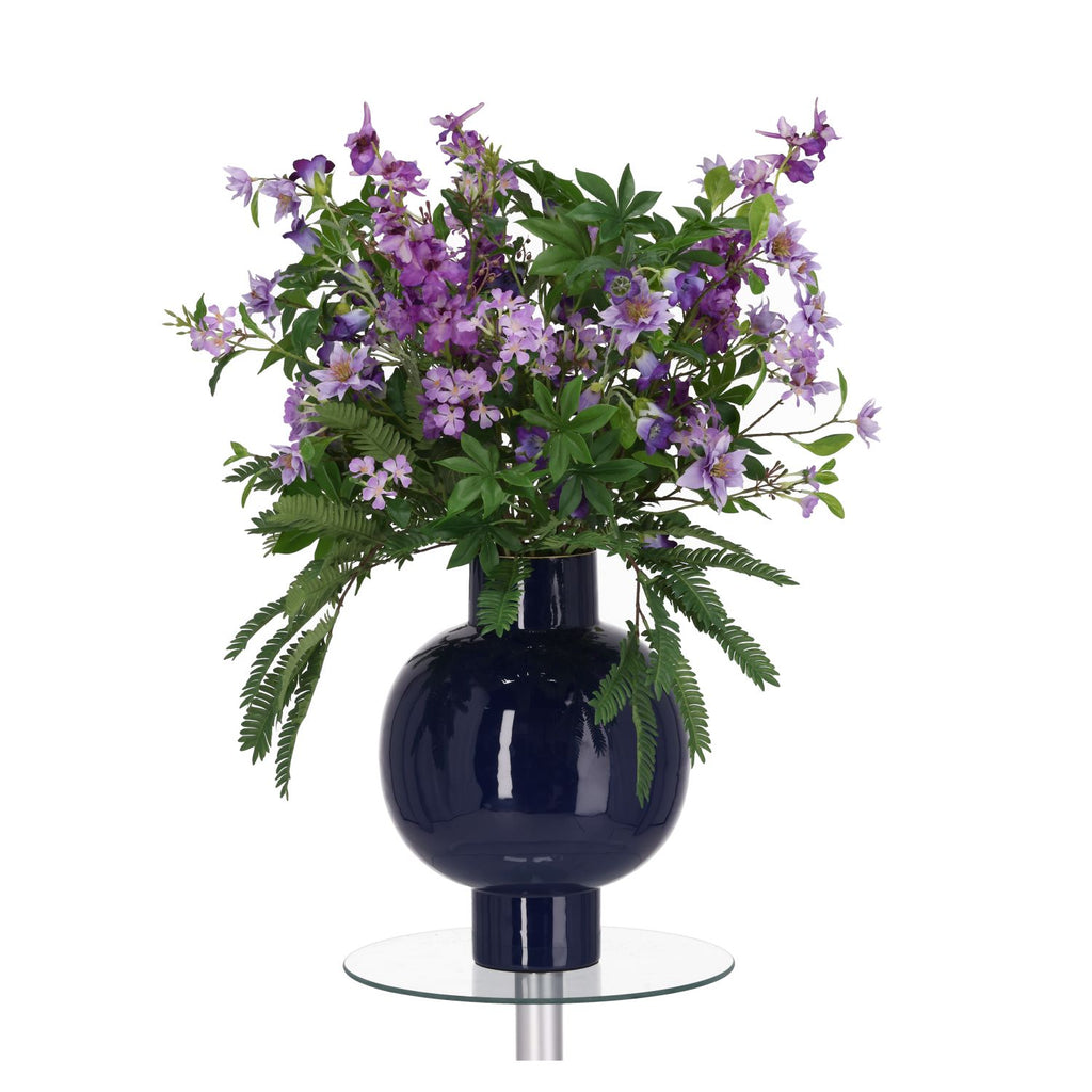 Handgebonden kunstboeket Violet Vienna 85cm