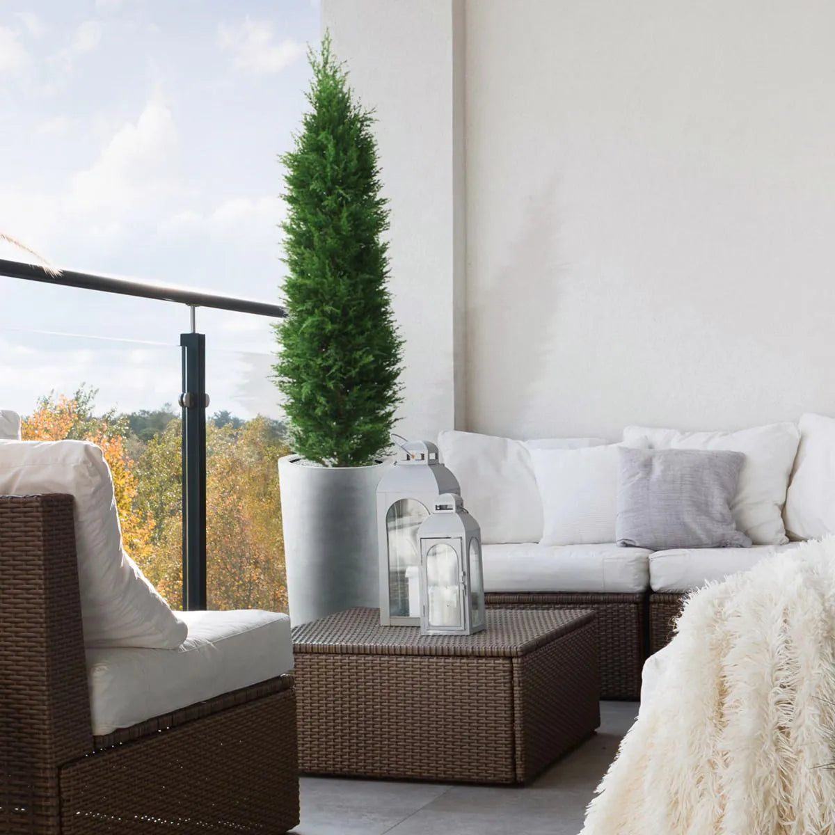 Outdoor Artificial Conifer tree 150 cm UV protected