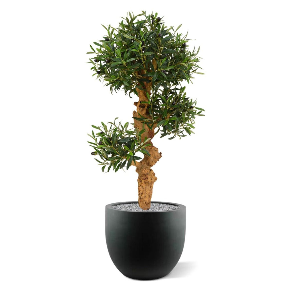 Olijf Bonsai kunstboom op voet 90cm