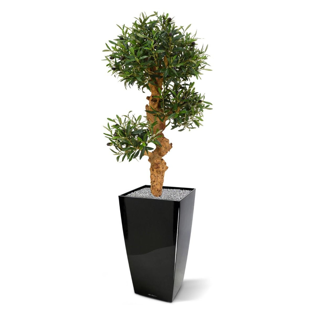 Olijf Bonsai kunstboom op voet 90cm