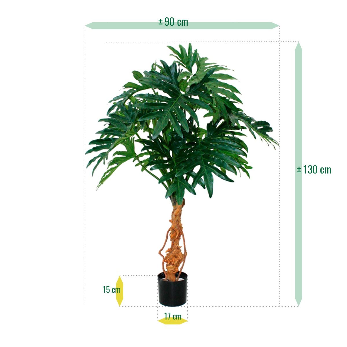 Philo Selloum kunstplant 130cm