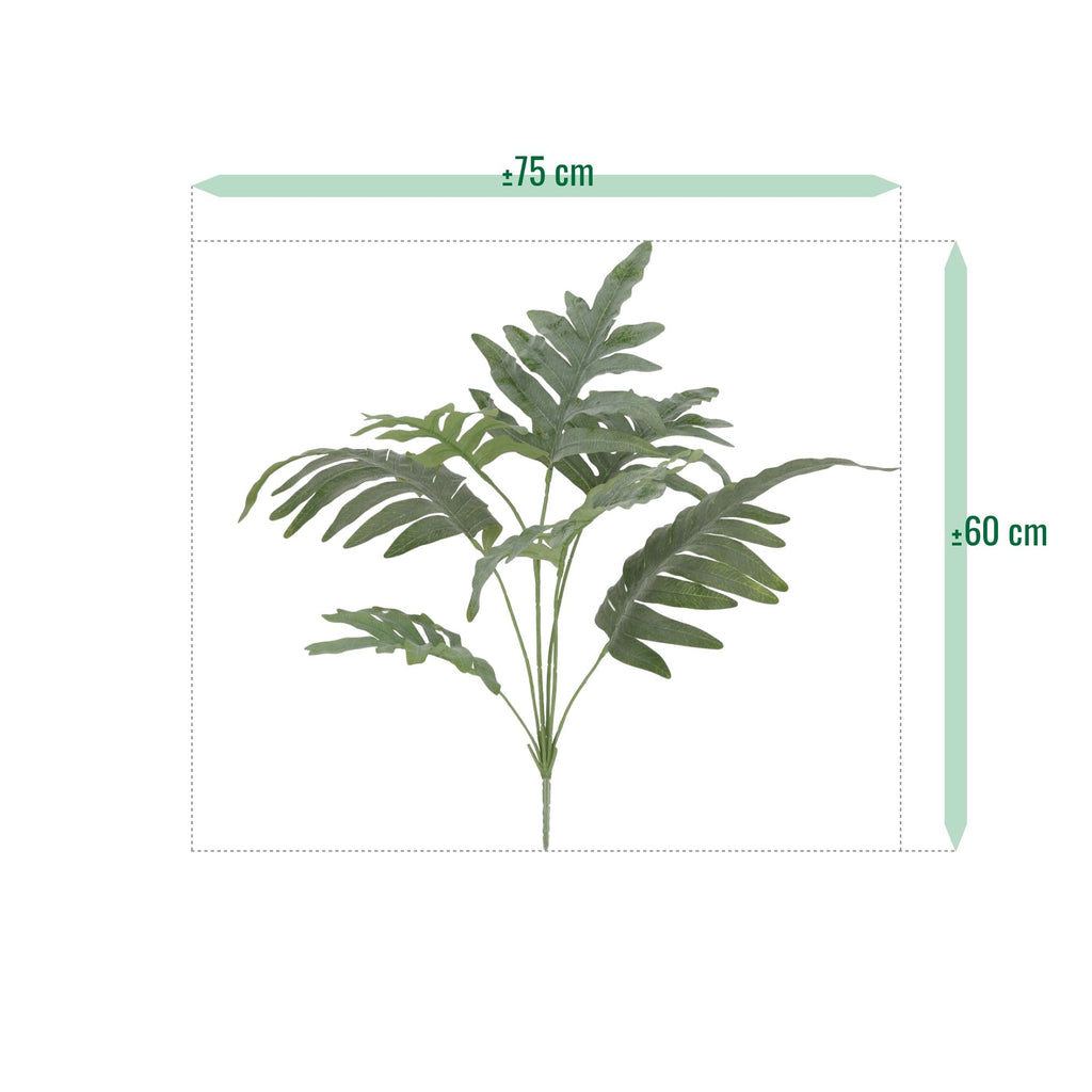 Phlebodium Blauwvaren Kunstplant 60cm