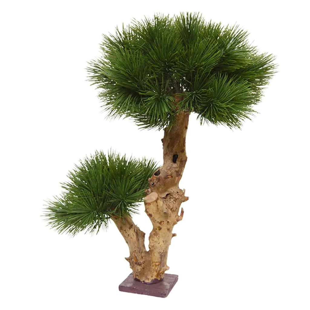 Kleine kunstmatige Pinus Bonsai boom 55 cm UV-bestendig voor buiten