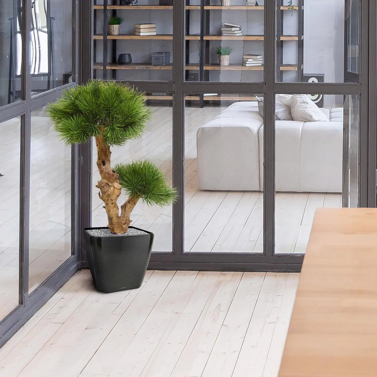 Small artificial Pinus Bonsai tree 55 cm UV for outdoor