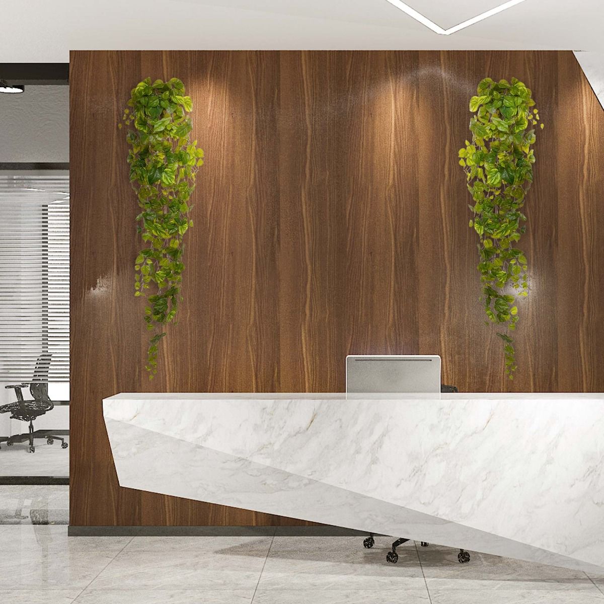 Pothos kunst hangplant 170cm - bont