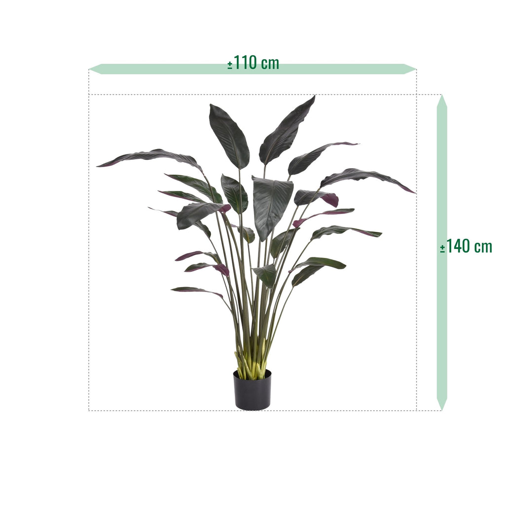 Red Calathea Luthea Kunstplant 140cm
