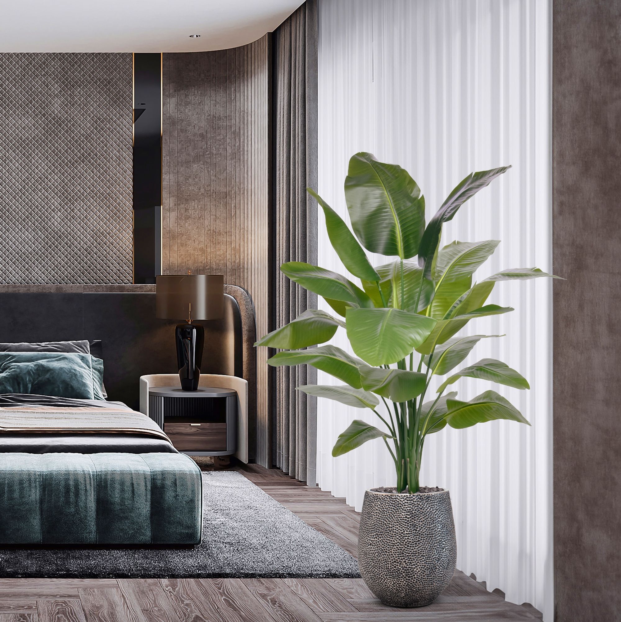 Strelitzia Nicolai XL Kunstpalm 155cm