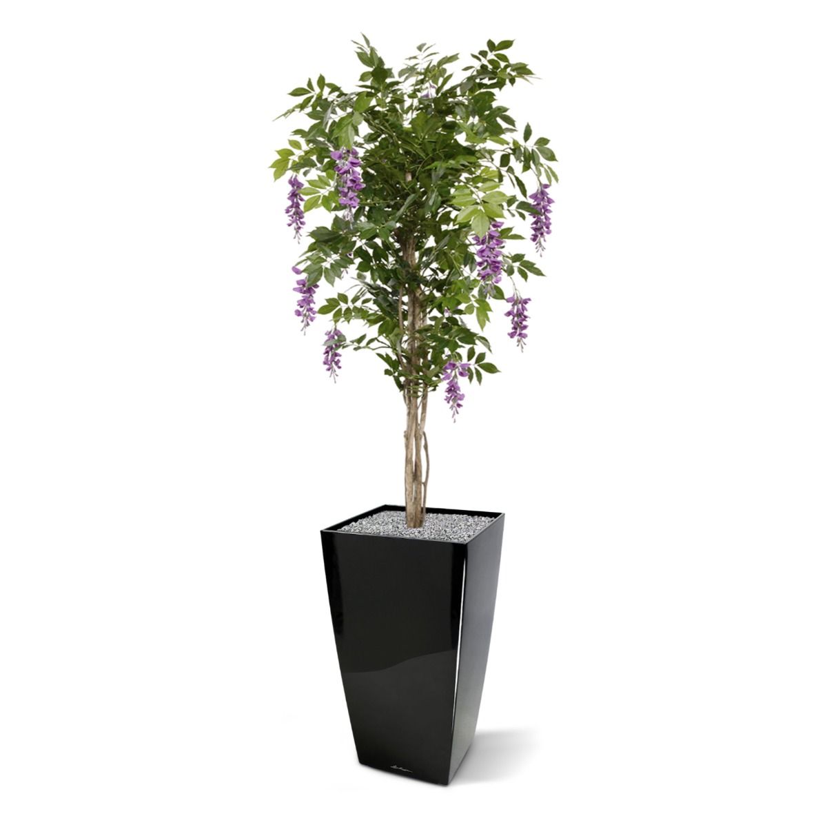 Wisteria kunstboom 150cm - Lila / Geel
