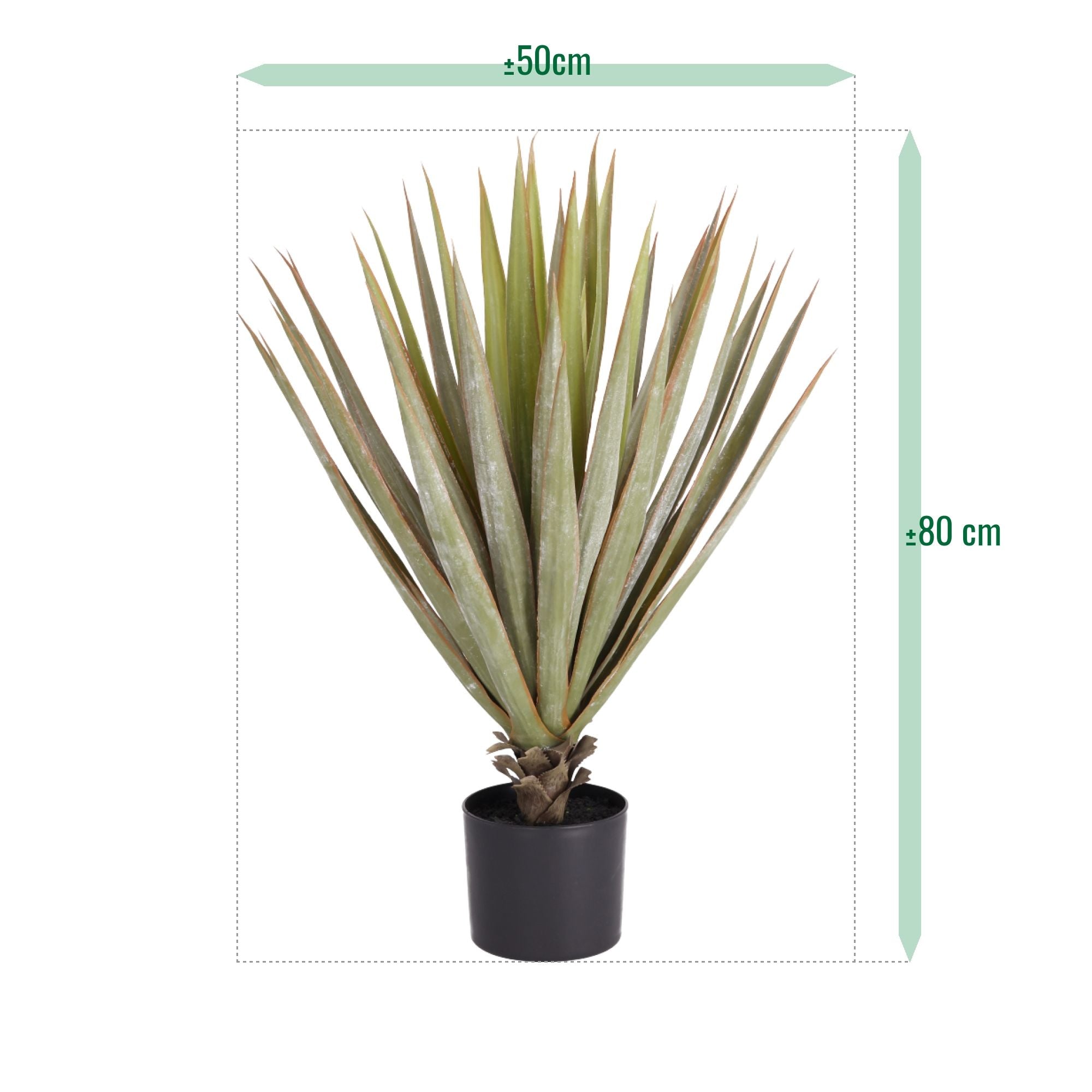 Yucca Gloriosa Kunstplant 80cm in pot